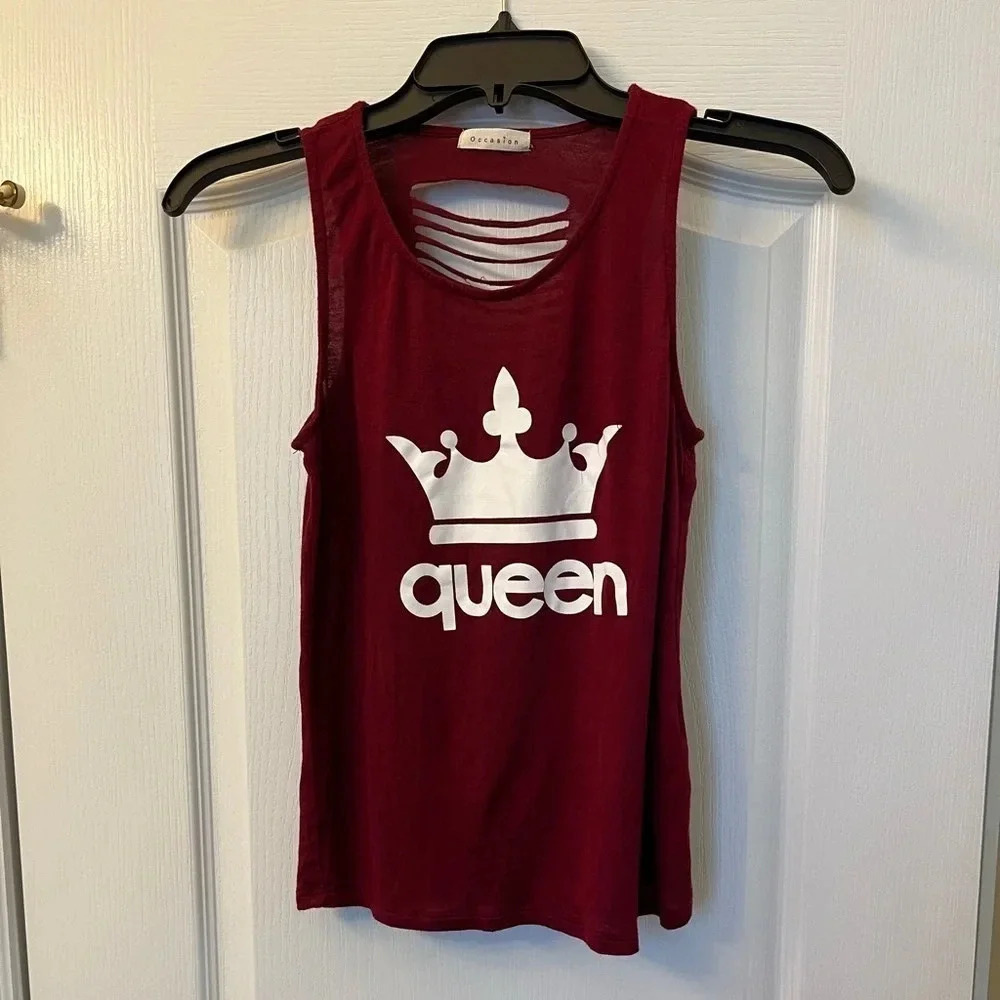 Occasion Queen Tank, Size Large